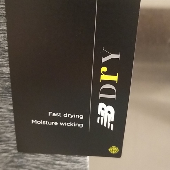 💕NEW BALANCE💕 Space Dye Copped Leggings Gray Large L NWT - Picture 10 of 13